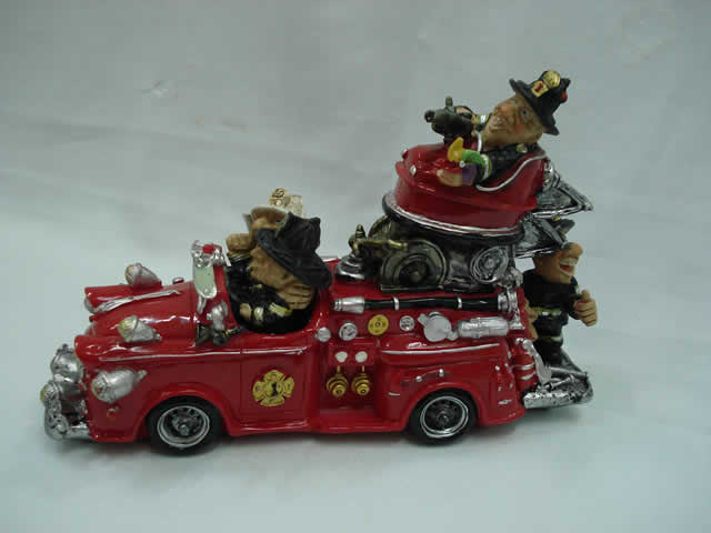 RESINA DECORACION COLECCION PATRULLA DE CARRETERAS Y MILITARES