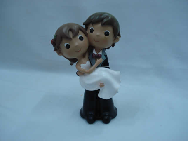 RESINA DECORACION COLECCION DE BODAS PAREJA DE NOVIOS
