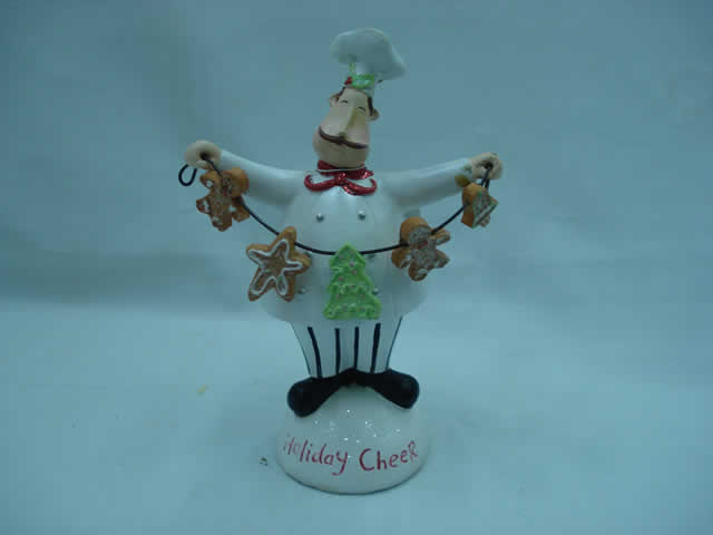 RESINA DECORACION CHEFF Y AVES PARA COCINA Y FIESTAS