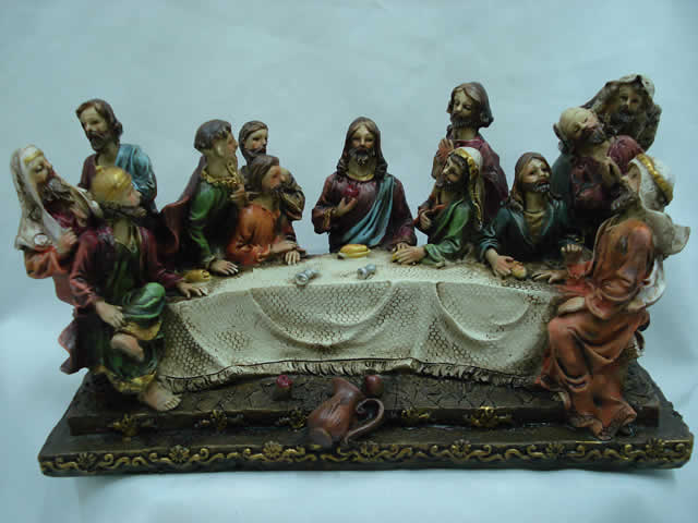 RESINA DECORACION ESCULTURA SANTA