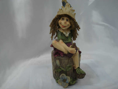 RESINA DECORACION COLECCION MUÑECA Y MUÑECO EN LA GRANJA