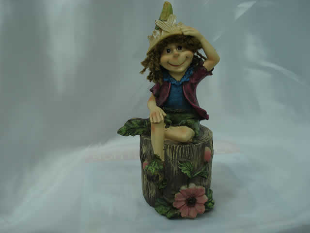 RESINA DECORACION COLECCION MUÑECA Y MUÑECO EN LA GRANJA