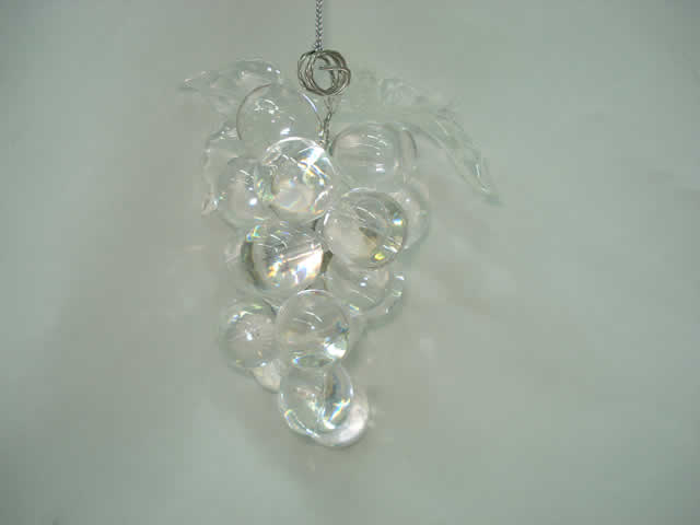 ACRILICO DECORACION UVA TRANSPARENTES - COLORIDOS