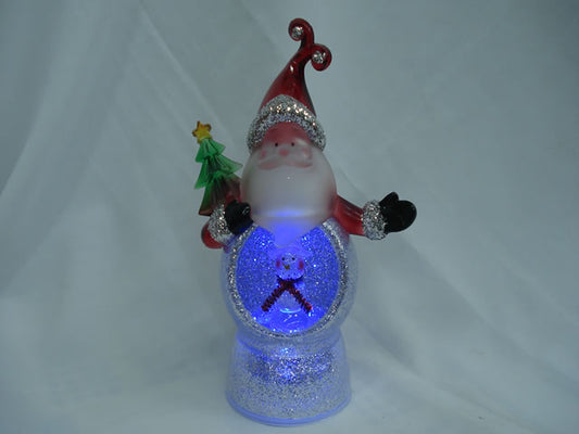 ACRILICO DECORACION NAVIDEÑO MUÑECO DE NIEVE - PAPAI NOEL ILUMINADO 35035 - 35037