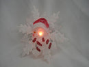 ACRILICO DECORACION NAVIDEÑO MUÑECO DE NIEVE - PAPAI NOEL ILUMINADO 35035 - 35037