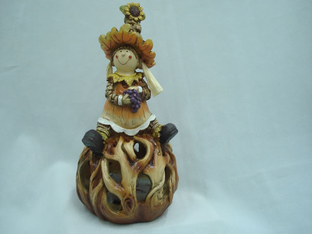 RESINA DECORACION COLECCION MUÑECA Y MUÑECO EN LA GRANJA