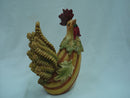 RESINA DECORACION PARA COCINA GALLO Y GALLINA