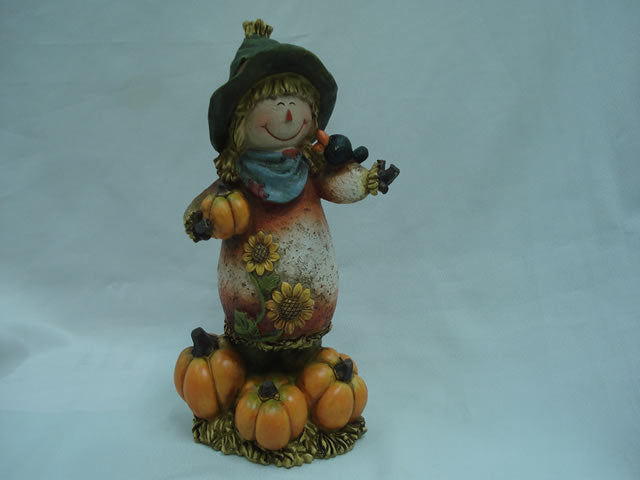 RESINA DECORACION COLECCION MUÑECA Y MUÑECO EN LA GRANJA