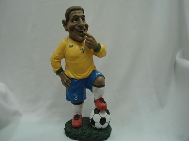 RESINA DECORACION FUTBALL BRASIL