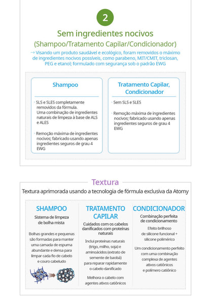 Atomy Absolute Hair Care – Shampoo & Acondicionador 500ml + 500ml 🩵💙✨

Cuidado capilar premium inspirado en la medicina herbal oriental y la ciencia moderna