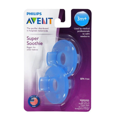 AVENT CHUPETE SOOTHIE AZUL X2 3M+ SCF192/04
