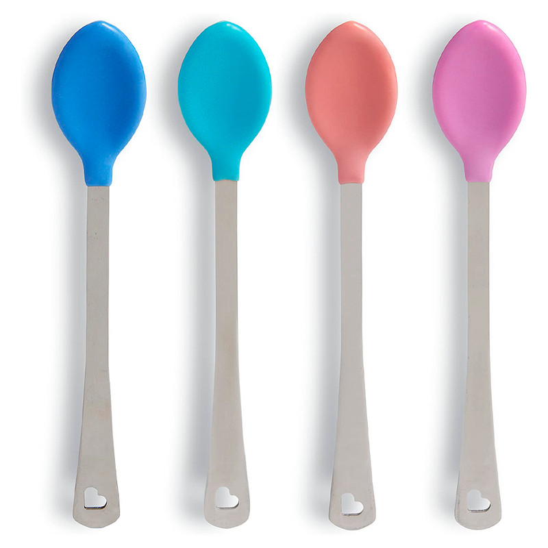 @ MUNCHKIN CUCHARA ALIMENTAR SET DE 4 INOX WHITE HOT 6M+ MU42448 - 424045