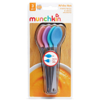 @ MUNCHKIN CUCHARA ALIMENTAR SET DE 4 INOX WHITE HOT 6M+ MU42448 - 424045
