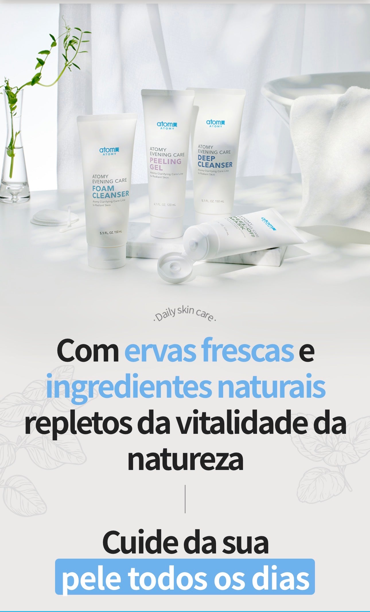 ATOMY EVENING CARE SET – SISTEMA DE CUIDADO NOCTURNO 4 PASOS