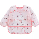 BEBÉS BABADOR DELANTAL IMPERMEABLE CON MANGA DISEÑO FLAMINGO WDY030 - 30030