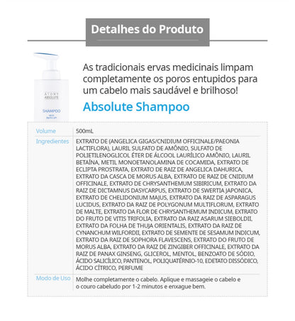 Atomy Absolute Hair Care – Shampoo & Acondicionador 500ml + 500ml 🩵💙✨

Cuidado capilar premium inspirado en la medicina herbal oriental y la ciencia moderna