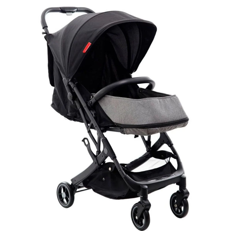 @ FISHER PRICE CARRITO ULTRACOMPACTO COMFORT NEGRO/GRIS R.N-15KG FP1925ST - 511721