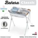 GALZERANO BAÑERA CLASSIC CON JABONERA Y ANTIDESLIZANTE 7045