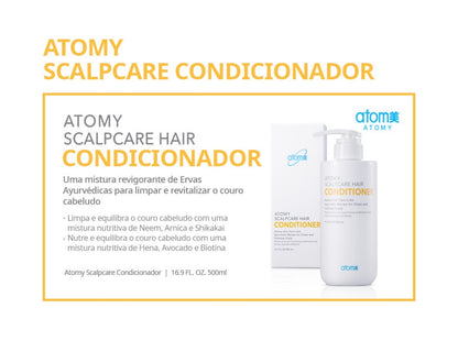 Atomy Scalpcare Hair Shampoo 500 ml & Atomy Scalpcare Hair Conditioner 500 ml