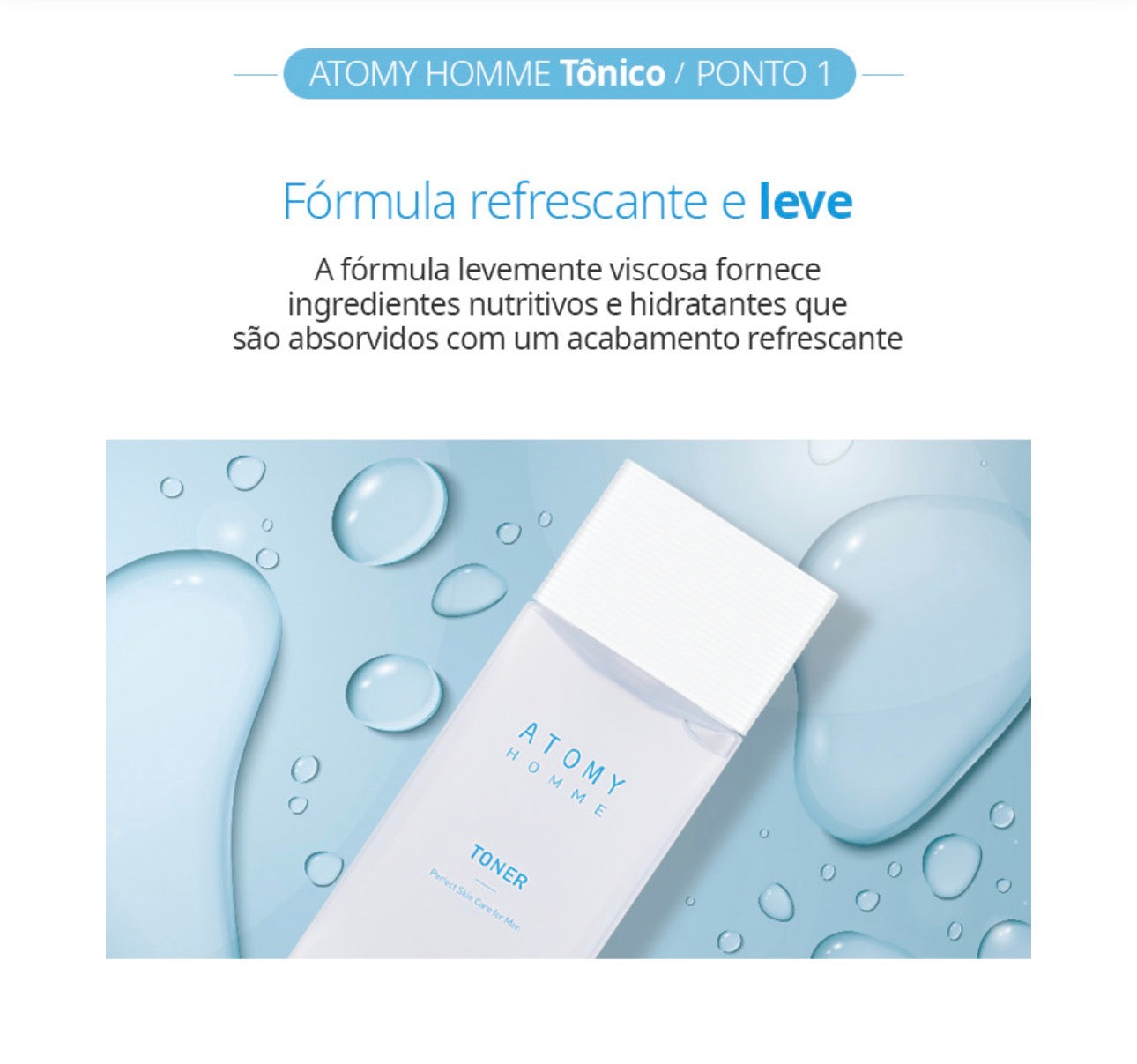Atomy Homme Skin Care (Tónico + Esencia + Loción)                      1. Atomy Homme Toner (140 ml) 2. Atomy Homme Essence (45 ml) 3. Atomy Homme Lotion (140 ml) ✨🩵💙