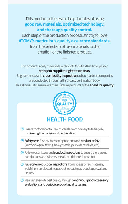 🩵💙 Atomy Probiotics 10+ ✨
🌿 12 cepas de probióticos.
🦠 3 mil millones de UFC por sobre.
🌱 Con prebióticos (FOS y GOS).
💙 Ayuda a mantener el equilibrio de la flora intestinal.