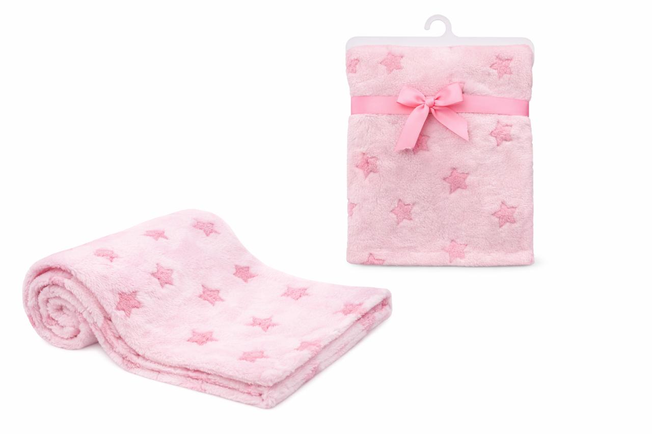 BUBA MANTITA ULTRA-SUAVE DE 75CM ESTRELLA AZUL/ROSA - OVEJITA CELESTE/ROSA