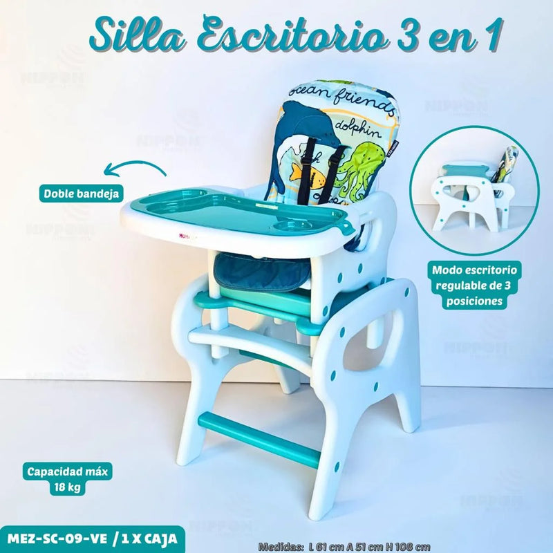 MON SILLA DE COMER ESCRITORIO 3EN1 - 6M HASTA 36 MESES - SC09