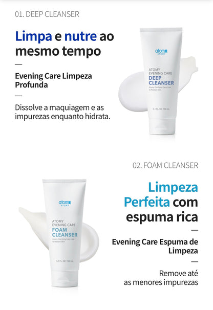 ATOMY EVENING CARE SET – SISTEMA DE CUIDADO NOCTURNO 4 PASOS