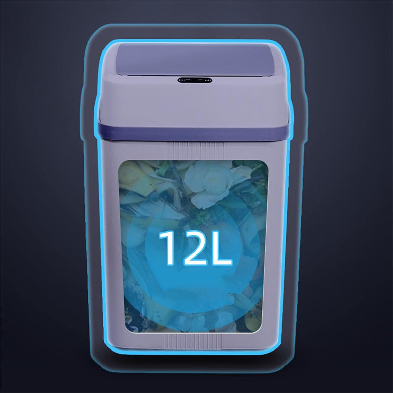 BASURERO CON SENSOR A PILA 12 LITROS – LJT1001