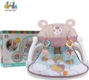 KONING SILLA PLEGABLE COJIN PORTATIL DE PISO PARA APRENDER A SENTARSE Y JUGAR - SK63557/63559