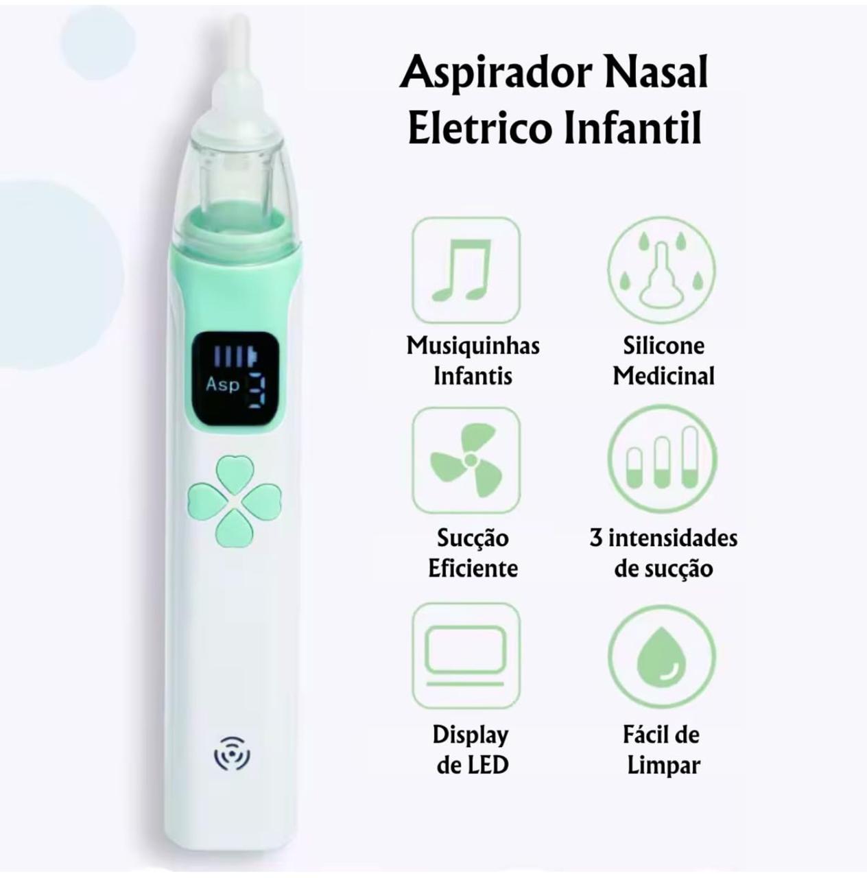 🧡 BABY ASPIRADOR NASAL ELECTRICO R.N-24MESES MX699 - 6789