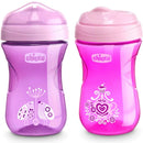 CHICCO VASO EASY CUP 266ML 12M+ AZUL-VERDE-ROSA 12M+ 6961-10 - 6961-20