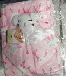 BEBE MANTA+NANIÑA DE APEGO CON DISEÑOS 75 x88cm 123194