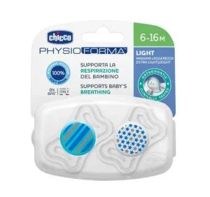 CHICCO CHUPETE PHYSIO LIGHT 2 UNIDADES 6-16 MESES 71033-21