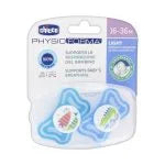 CHICCO CHUPETE PHYSIO LIGHT 2 UNIDADES 16-36 MESES 71035-11 - 71035-21