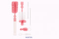 BUBA CEPILLO P/BIBERON DE 6 PIEZAS AZUL BUB7290 - ROSA BUB7291