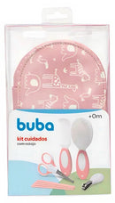BUBA SET CUIDADO PEINE Y UÑAS 8 PIEZAS C/ESTUCHE AZUL BUB16239 - ROSA BUB16240