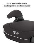 GRACO CAR SEAT ELEVADOR S/ RESPALDO DELUXE R129 - BLACK - GR8CT799BLCEU - 773181