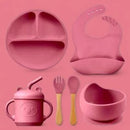 PRE - BABY SET ALIMENTACIÓN SET CUBIERTOS 6PCS SILICONA Y6