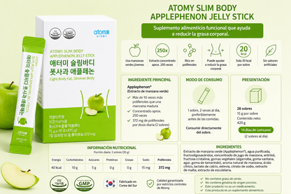 Atomy Slim Body Green Apple Applephenon Jelly Stick 🍏