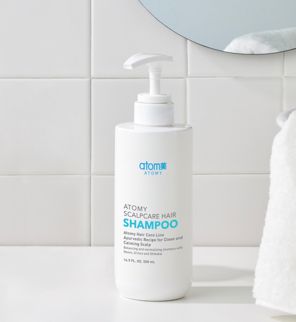 Atomy Scalpcare Hair Shampoo 500 ml & Atomy Scalpcare Hair Conditioner 500 ml