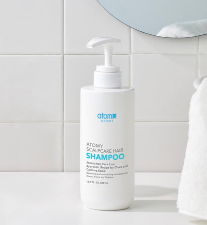 Atomy Scalpcare Hair Shampoo 500 ml & Atomy Scalpcare Hair Conditioner 500 ml