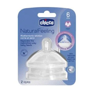 CHICCO TETINA NATURAL FEELING STEP UP FLUIDO RÁPIDO X2 6M+ 81047-20 - 4008254