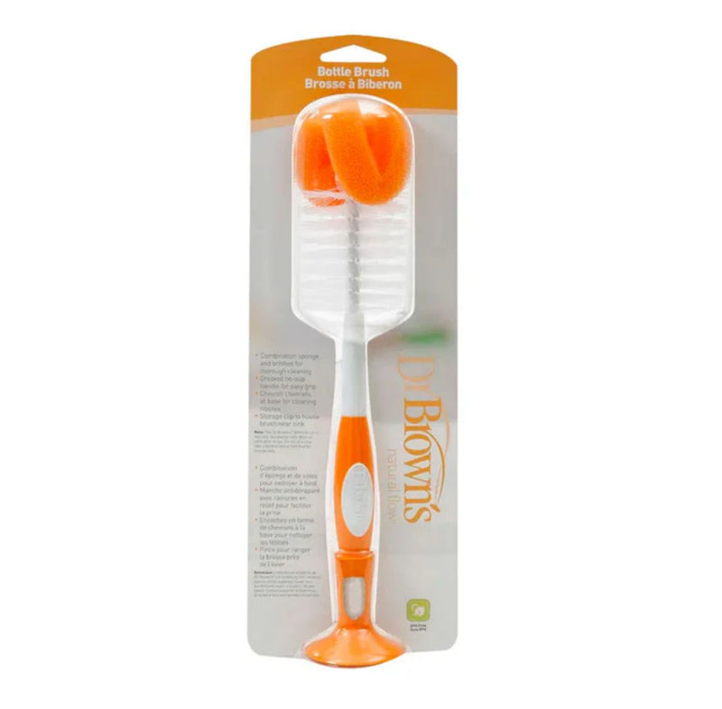 DR BROWN CEPILLO PARA BIBERON CELESTE - NARANJA - AC026 - 855256