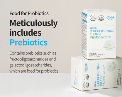 🩵💙 Atomy Probiotics 10+ ✨
🌿 12 cepas de probióticos.
🦠 3 mil millones de UFC por sobre.
🌱 Con prebióticos (FOS y GOS).
💙 Ayuda a mantener el equilibrio de la flora intestinal.