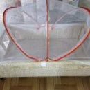 CAMA CORRAL + CUNA PORTATIL DE 2 PCS+COLCHON+MOSQUITERO 110X65X90 - Y609 - 609609