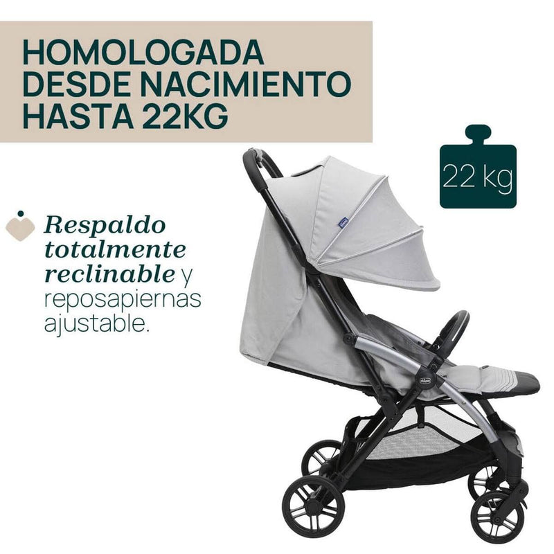 @CHICCO CARRITO DE PASEO GOODY XPLUS PEARL GREY R.N-22KG 87040-84 - 173068