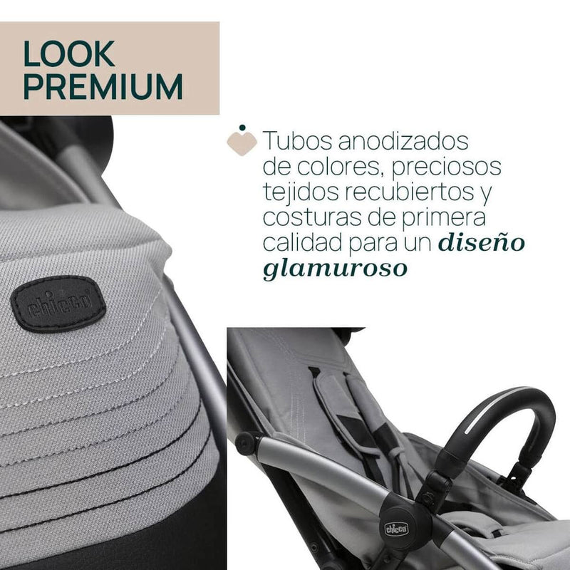 @CHICCO CARRITO DE PASEO GOODY XPLUS PEARL GREY R.N-22KG 87040-84 - 173068