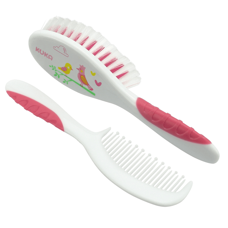 KUKA SET DE PEINE SOFT COLOR ROSA 672582