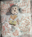 BEBE MANTA+NANIÑA DE APEGO CON DISEÑOS 75 x88cm 123194